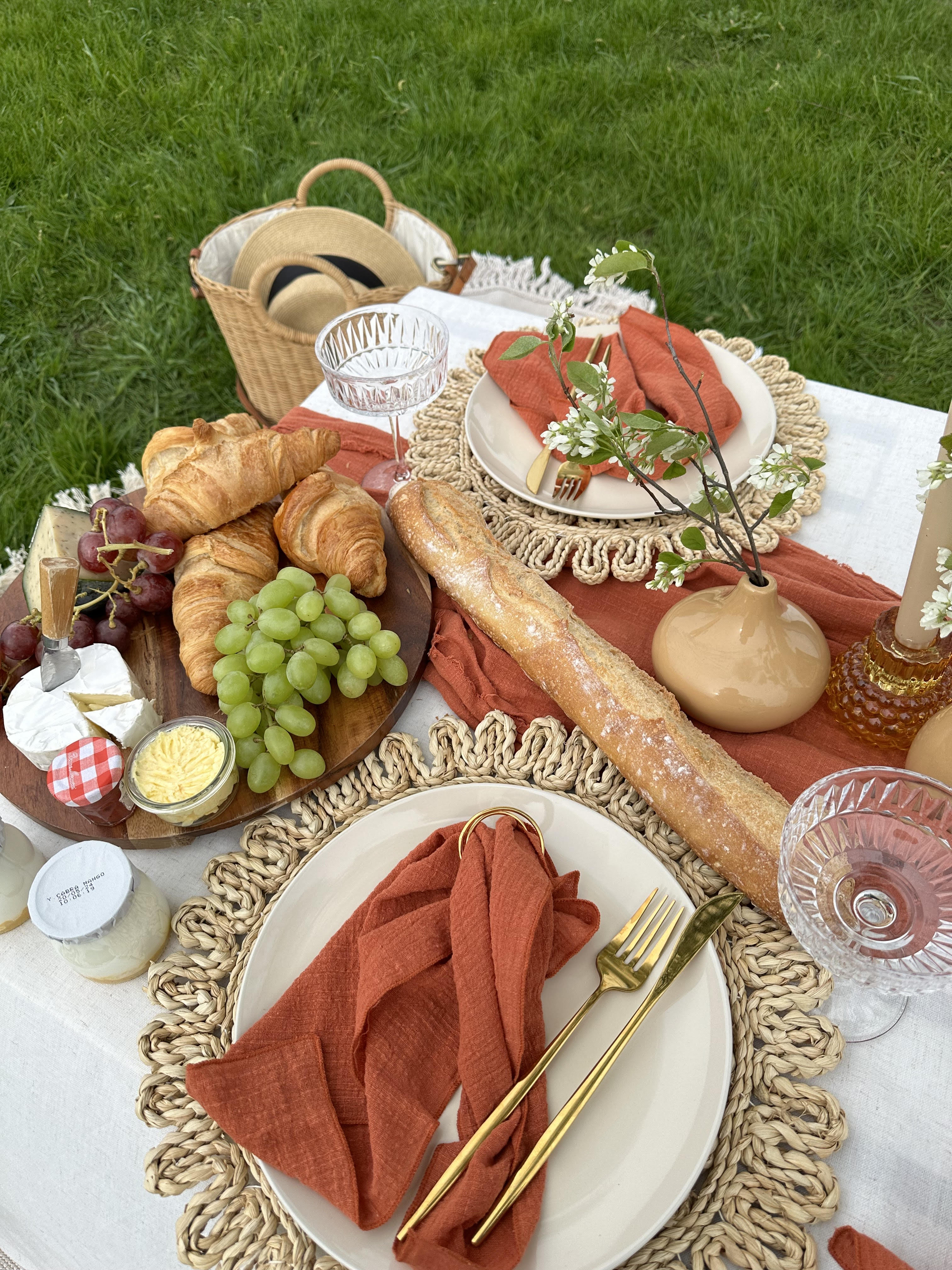 Boho pikniks dāvanu karte