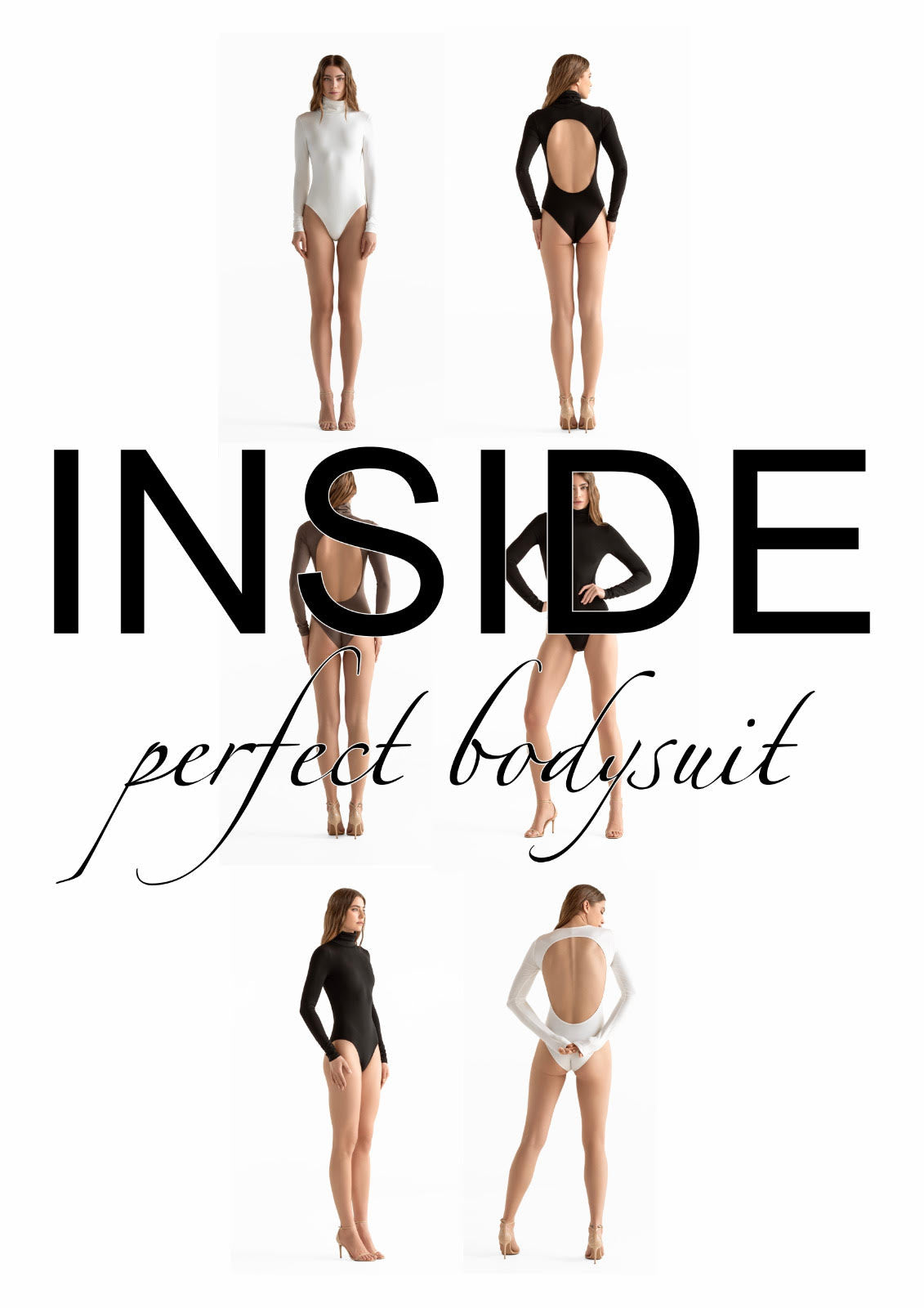 “INSIDE Perfect Bodysuit” zīmola bodijs